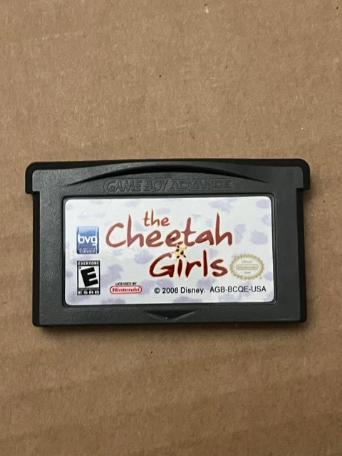 THE CHEETAH GIRLS Nintendo Game Boy Advance GBA Game Cart w/ Manual