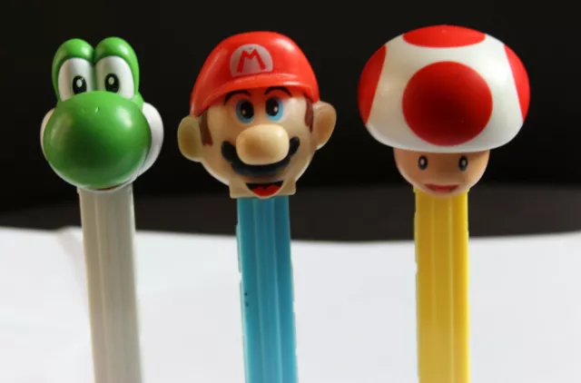 3 pez super mario bros Nintendo en bon état distributeur de bonbons