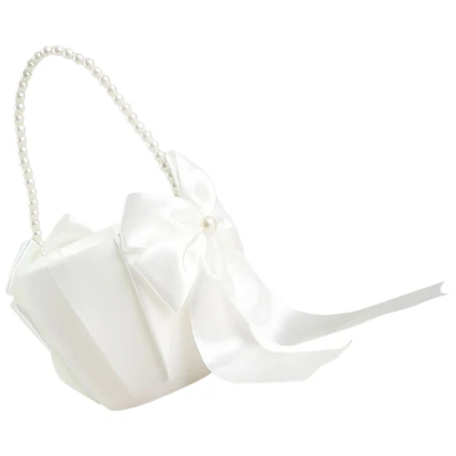 Cesta de niña de flores dulce pequeño regalo confeti contenedor de tarjetas