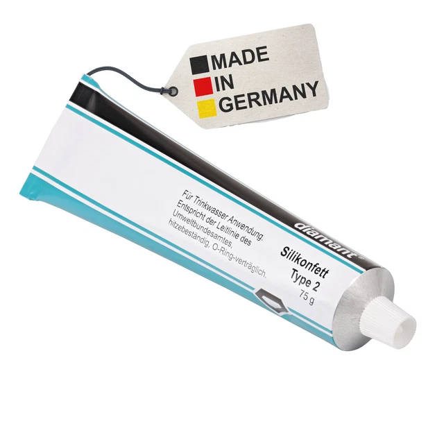 Graisse Silicone Alimentaire - Lot De 4 Tubes 10g Avec Pinceau, Pour Joints, Machines à Café, Étanchéité