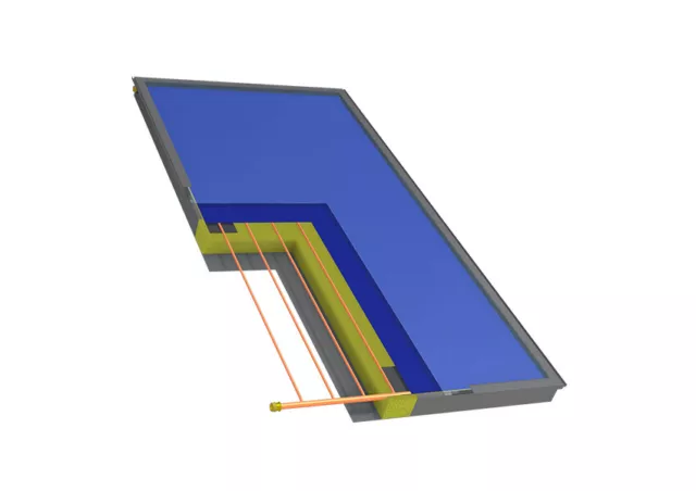 Sonnenkollektor Hewalex KS2100F TLP AC 2
