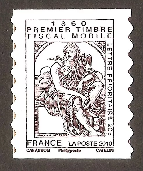 FRANCE 2010  Autoadhésif n° 507  TIMBRE FISCAL type CABASSON   Neuf** LUXE