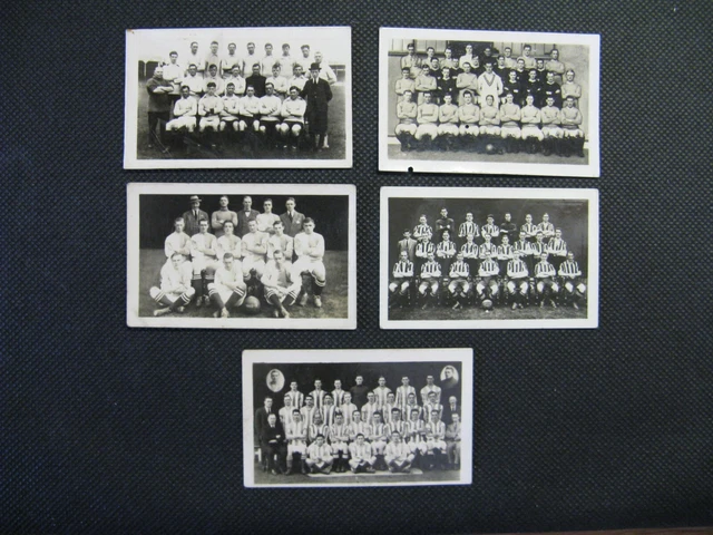Chums Football Teams Cards X 5 -  Circa 1922