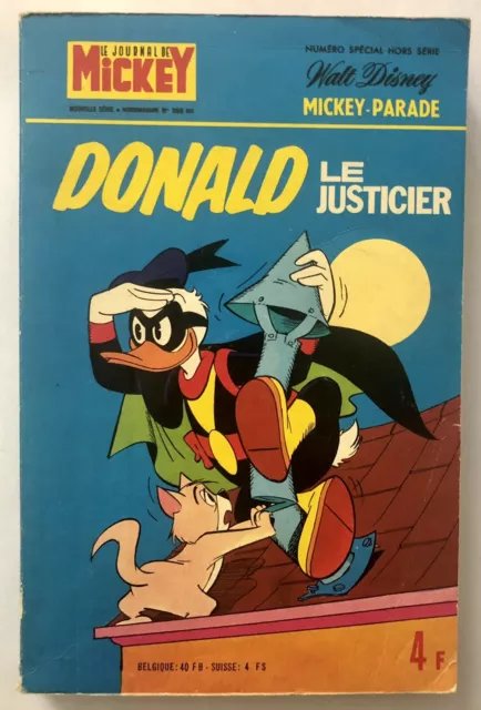 Mickey parade 1166 bis  Donald le Justicier Édition originale 1974 en bon état