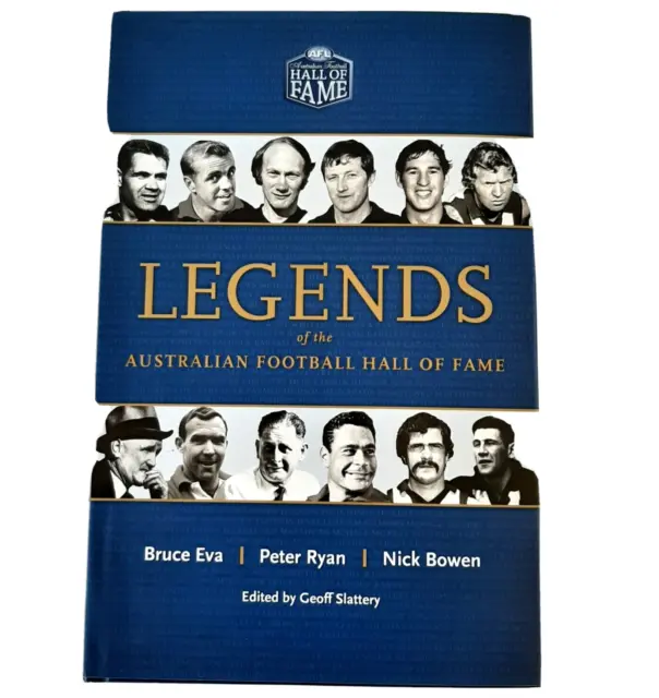 Legends of the Australian Football Hall of Fame by Bruce Eva Hardcover Book