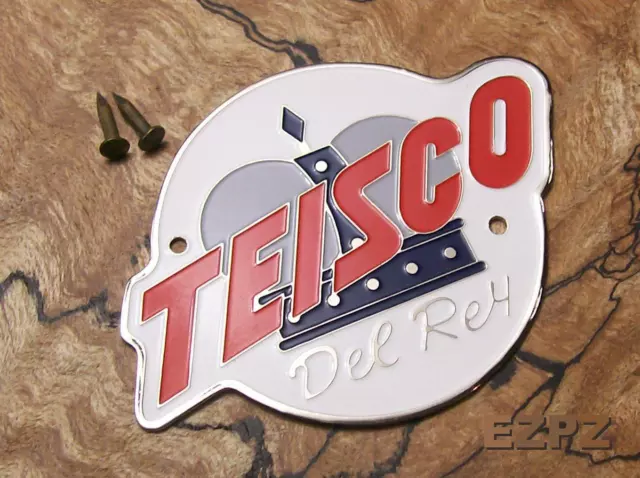 Teisco Del Rey Headstock Logo for Vintage Guitar, Free nails!  EZPZ PARTS