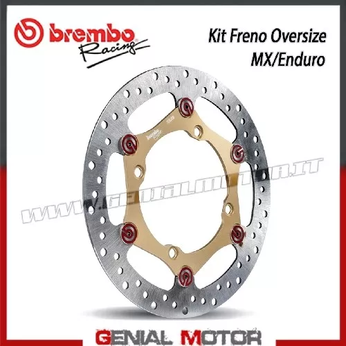 KIT Freno Brembo Disco, Pastiglia, Staffa OVERSIZE MX / ENDURO KAWASAKI KXF 450