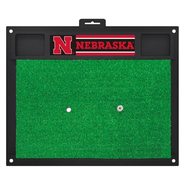 FANMATS 15511 University of Nebraska Golf Hitting Mat
