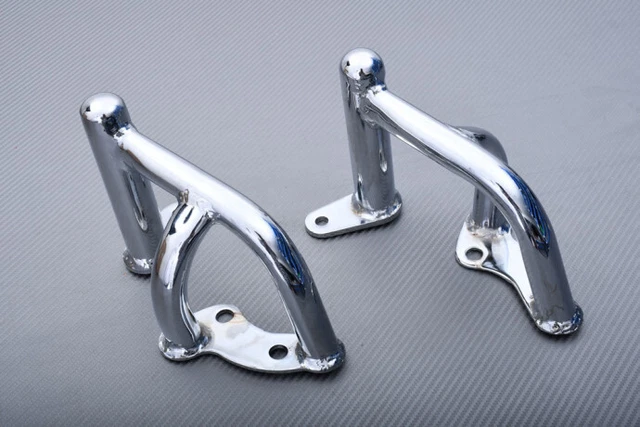 Supporti Paramotore In Alluminio 32mm Per Pedane – Compatibili Con Triumph Bobber, Chopper, Cafe Racer E ATV, Nero