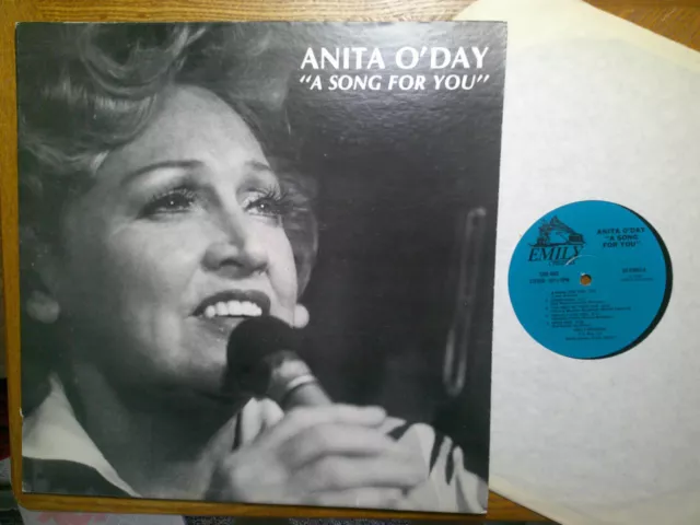 Emily Lp Record Stereo /Anita O'day/A Song For You/ Ex Jazz 1984