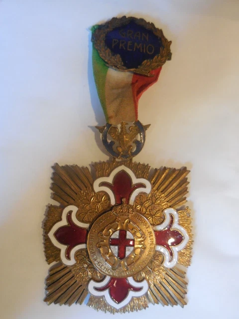 Croce Premio - Médaille / Croix De L'Exposition Internationale De Rome - Italie - Objet De Collection