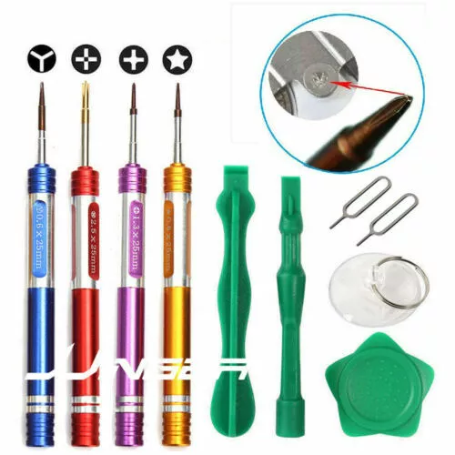 Repair Opening Pry Tools Screwdriver Kit Set Cell Phone iPhone X XR XS 8 7 6 5 4
