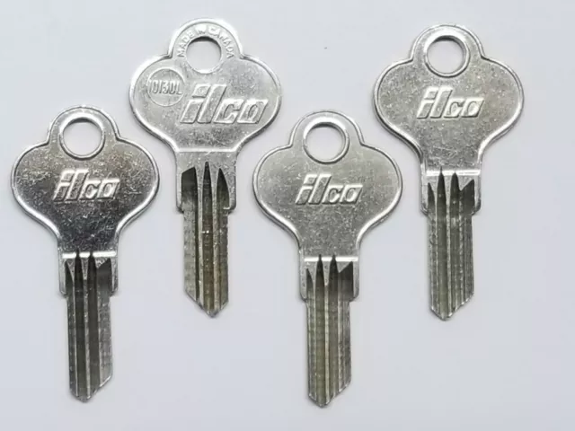 ilco brand key blanks, 1013DL, locksmith, Set of 4