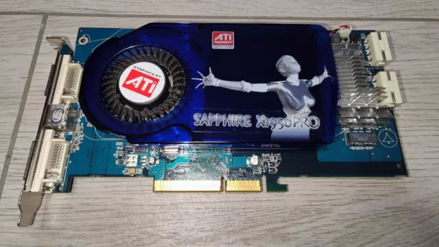 Scheda Video Amd Ati Radeon Sapphire X1950 Pro 512Mb Gddr3 Agp 8X Dvi Tvo Rare