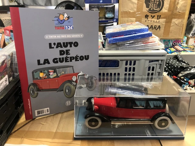 Voiture TINTIN 1/24 Collection Hachette N°55 L'auto De La Guépéou