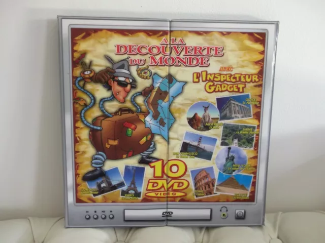 A LA DÉCOUVERTE DU MONDE AVEC L'INSPECTEUR GADGET - Coffret 10 DVD version FR