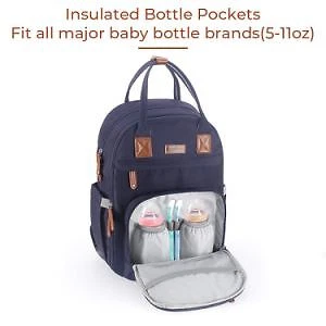 Diaper Bag Backpack, Multifunction Maternity Baby Nappy Changing Bags Waterproof 4