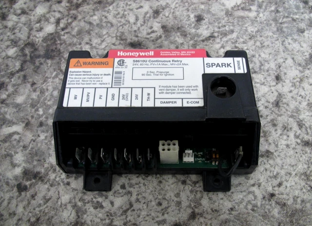 HONEYWELL S8610U3009 FURNACE Ignition Control Circuit Board Module Free ...