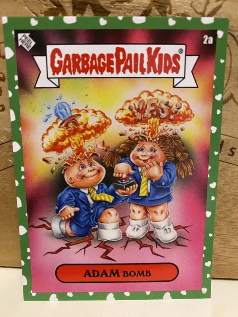 2020 Garbage Pail Kids Mr And Mrs Valentines Addy Bomb 12b Green Parallel