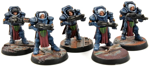 ADEPTA SORORITAS Battle Sisters Squad #1 WELL PAINTED NOT GW 40K