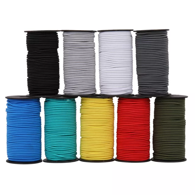 4mm Rond Élastique Corde Cravate Bas Coloré Divers Longueur