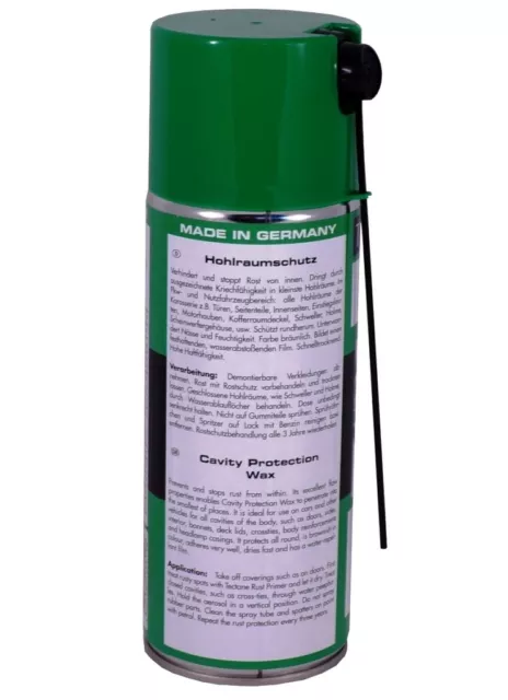 Hohlraumversiegelung Spray 12x400ml Hohlraum schutz Tectane 10,79€/L Den Braven 2