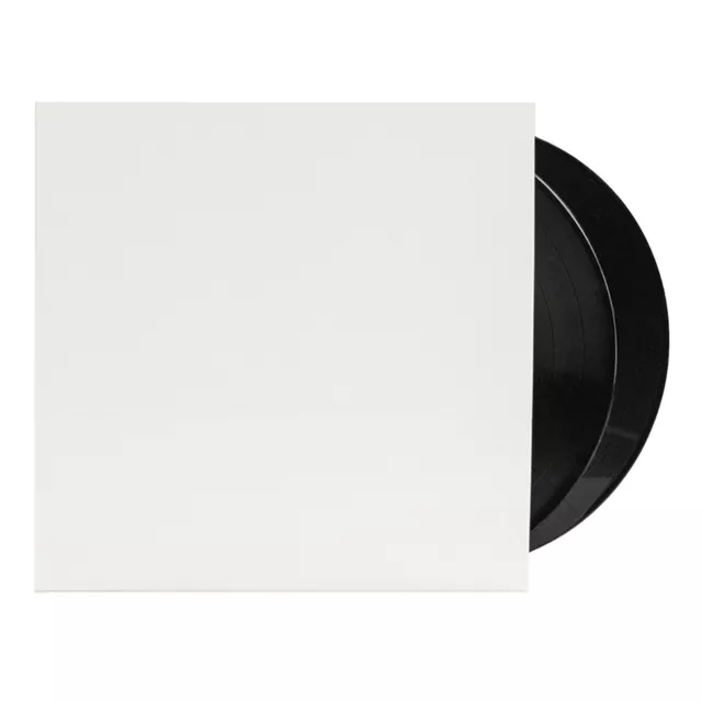 Record Sleeve - 12" Vinyl Doppel LP Gatefold Cover (Weiß) White 2