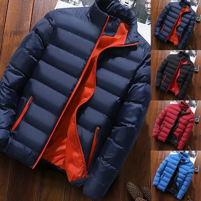 Uomo Ente Giacca Piumino Inverno Ultra Leggero Cappotto Con Kapuze-Pufferjacke