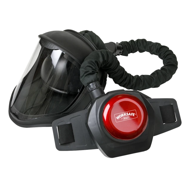 Sealey SSP80PAPR Scudo viso con respiratore purificatore d'aria alimentato PAPR