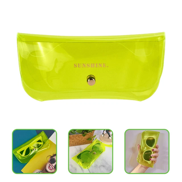 Bolsa transparente para gafas bolsa de seguridad para gafas bolsa pequeña para gafas