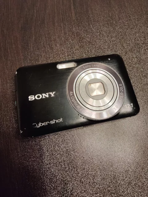 Sony Cyber-Shot DSC-W310 12.1MP Digital Camera Black Tested