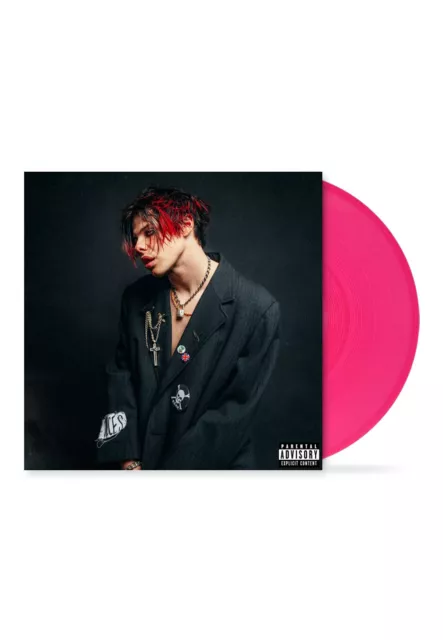 Yungblud New Album Pink Vinyl Record LP with signed art card New Sealed