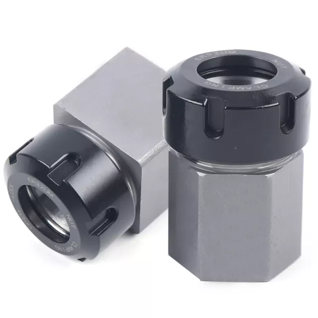 NEW ER-32 Hex & Square Collet Block Spring Chuck Holder for CNC Lathe Machine