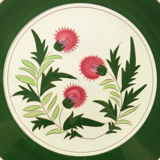 Vintage Stangl Pottery "Thistle" Large Chop Plate 14-inch USA NJ 2