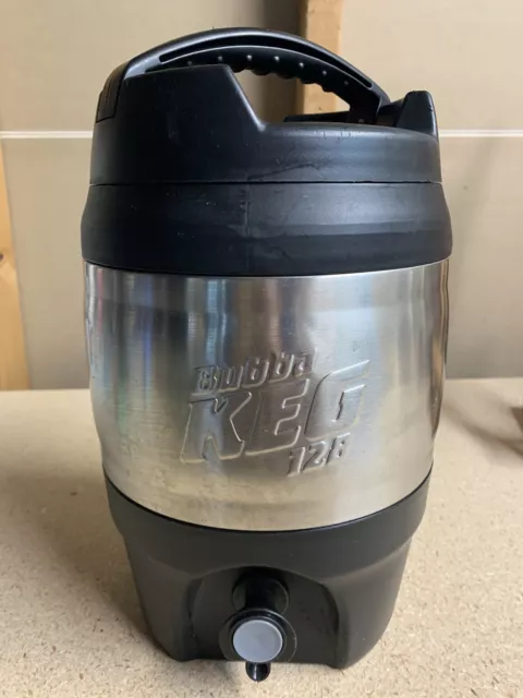 Bubba Keg 128oz Stainless Steel Black Large Thermos with Spout Insulated EUC