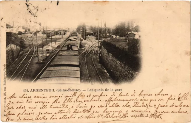 CPA ARGENTEUIL - Les Quais de la Gare (380583)