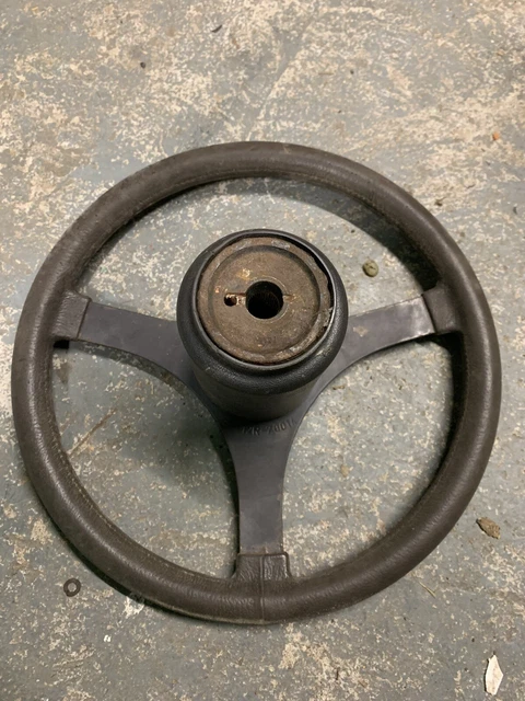 Black Real Leather Steering Wheel Cover For Ford Escort MK1 1968-1974 – Custom Steering LTD