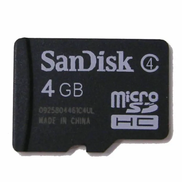 Carte Memoire Micro SD TF, Capacite: 4GB SDHC