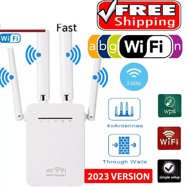 1200Mbps WiFi Range Extender Repeater Amplifier Router Signal Booster Extender