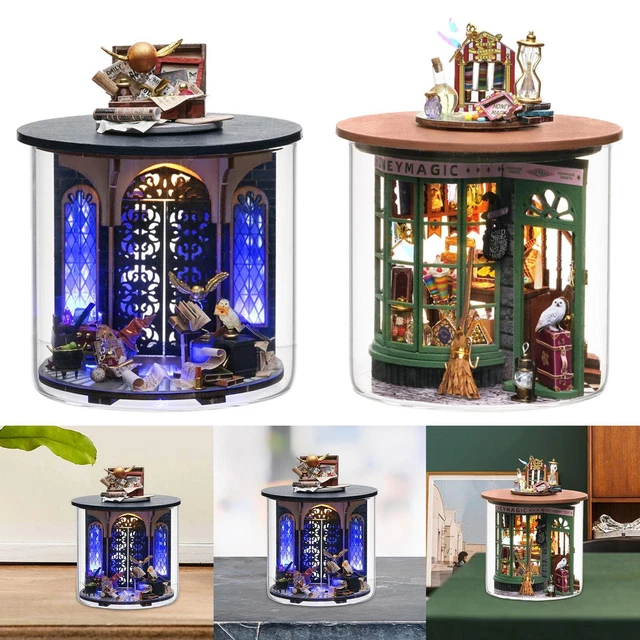 DIY Miniature Dollhouse Tiny House Handmade Gift Toys for Friend Birthday