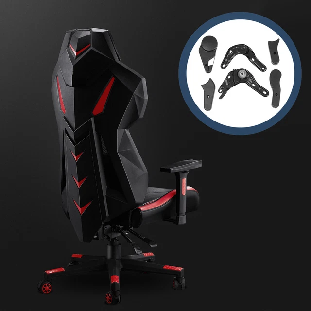 6 piezas de accesorios ajustadores de silla reguladores de ángulo profesionales (negro)