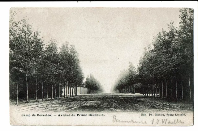 CPA- Carte postale-Belgique-Beverloo- Av du Prince Baudouin--1906 VM60