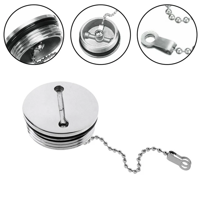 Pont Bateau Remplissage Casquette 5.1cm 316 Acier Inoxydable Bouchon de Rechange