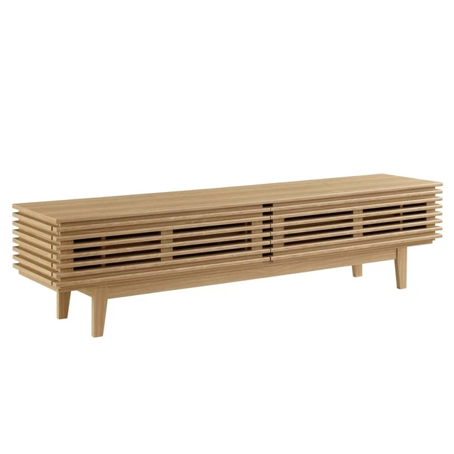 Render 71" Tv Stand, Oak