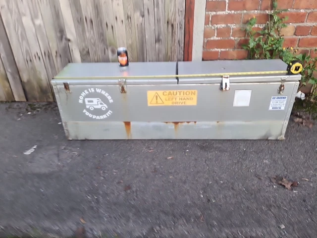 Caravan Rear Locker MOTOR HOME CAMPER Rear Locker Storage Box Tools Flat Bed £40.00 ...