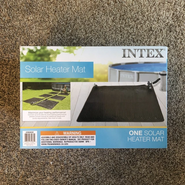 INTEX SOLAR MAT Above Ground Swimming Pool Water Heater Black