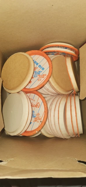 Frisch's Big Boy Coverall Lids Lot Of 40+