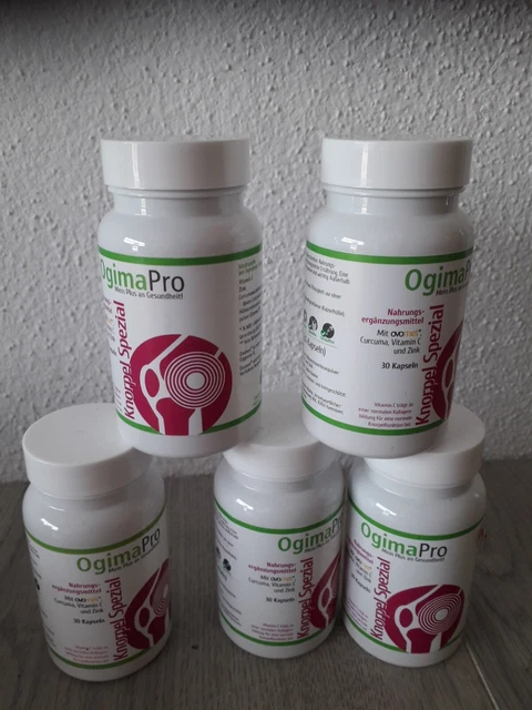 Nahrungegrenzunmittel 5 Stück MHD 01/2025 je ca 30 Kapseln  Knorpel Spezial
