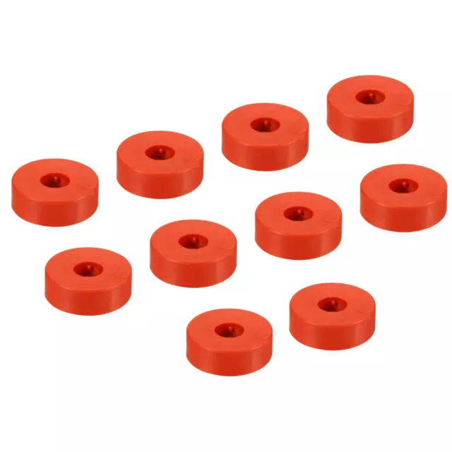 Lavatrice Antivibrazione 30x10x10mm Distanziatore Guarnizione per Condizionatore Rosso 10pz