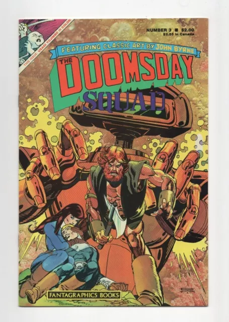 Doomsday Squad #3 9.2 (W) NM- Usagi Yojimbo App. Fantagraphics 1986